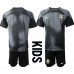 Brazilië Keeper Babykleding Thuisshirt Kinderen WK 2022 Korte Mouwen (+ korte broeken)